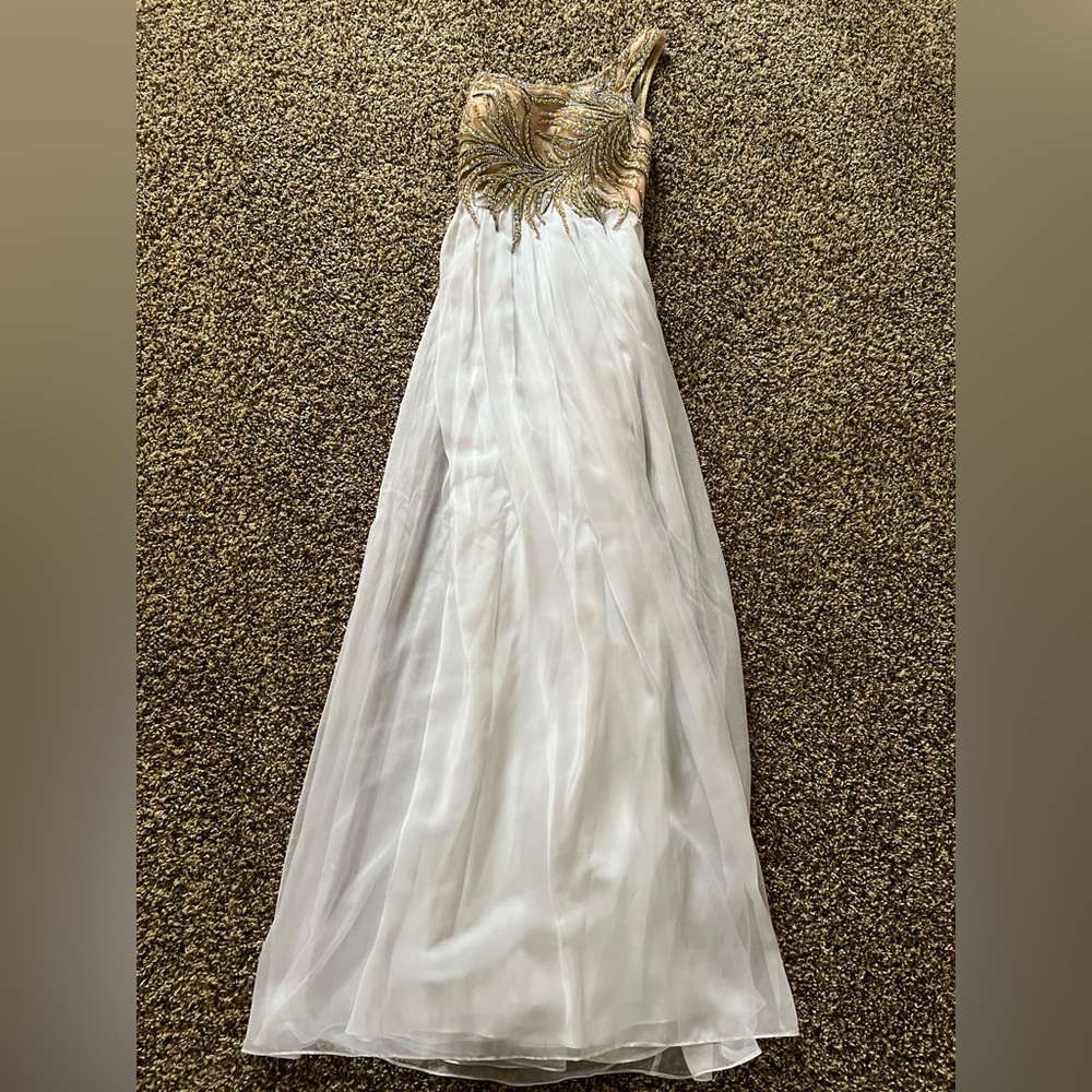 La Femme One Shoulder Gown